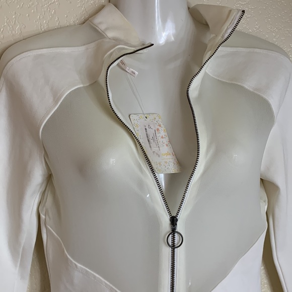 Free People Ivory Mesh Long Sleeve - Picture 2 of 11